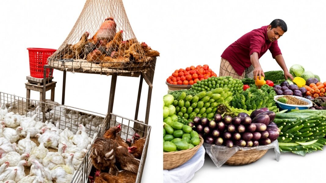 Vegetable prices in Dhaka fall as egg prices also drop