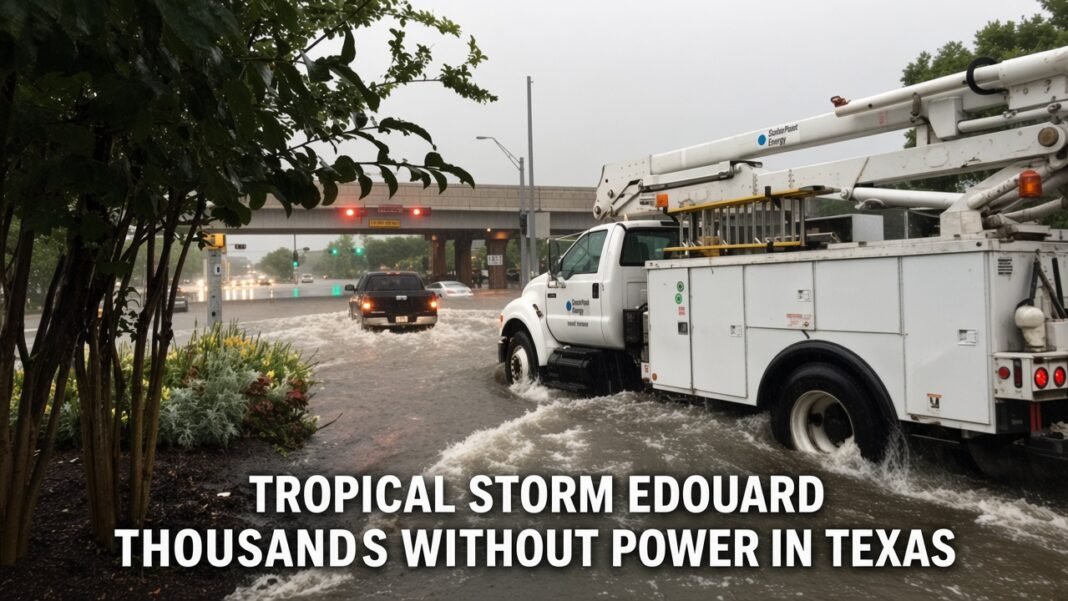Tropical Storm Edouard Leaves Thousands Without Power Across Southeast Texas Tropical Storm Edouard causes power outages in Southeast Texas